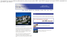 Desktop Screenshot of coopfirst.com